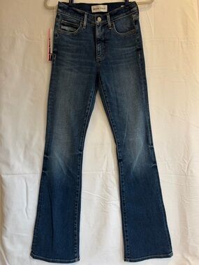 Aritzia Denim Forum Dark Blue Boot Cut Jeans